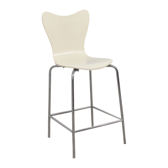 West Elm Scoop Back Counterstool Instrucciones De Ensamblaje