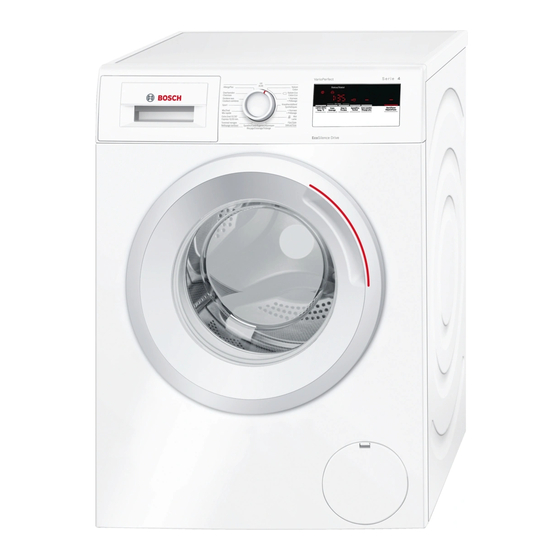 Bosch WAN Serie Instrucciones De Uso Y Montaje