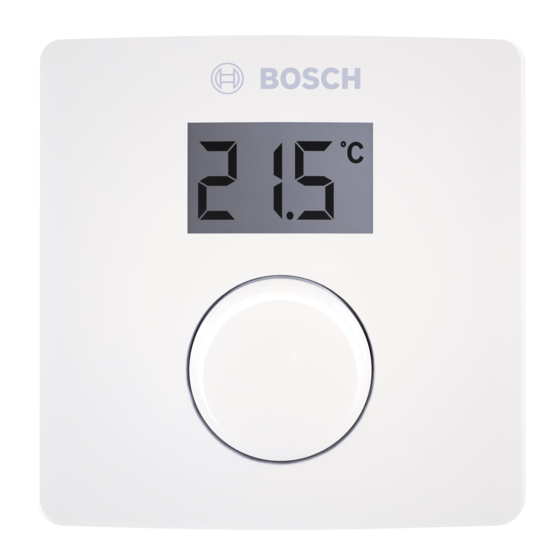 Bosch CR 10H Manual Del Usuario