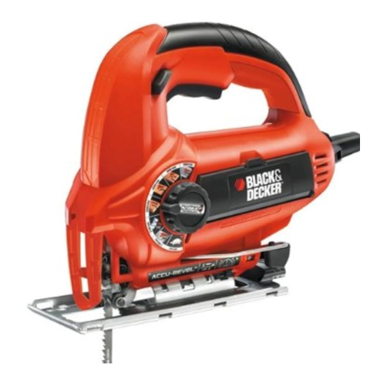 Black and Decker KS800 Manual De Instrucciones