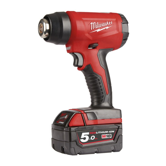 Milwaukee M18 BHG Manual Original