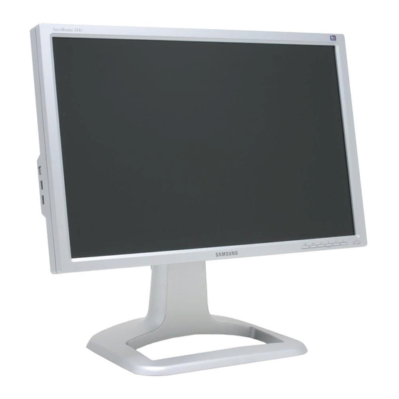 Samsung SyncMaster 244T Manual De Instrucciones