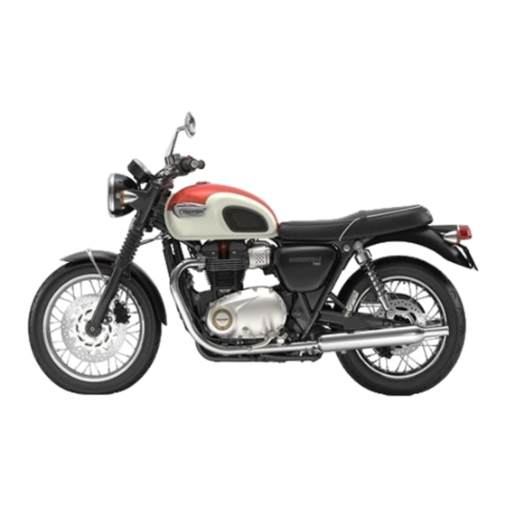 Triumph Bonneville T100 Manuales