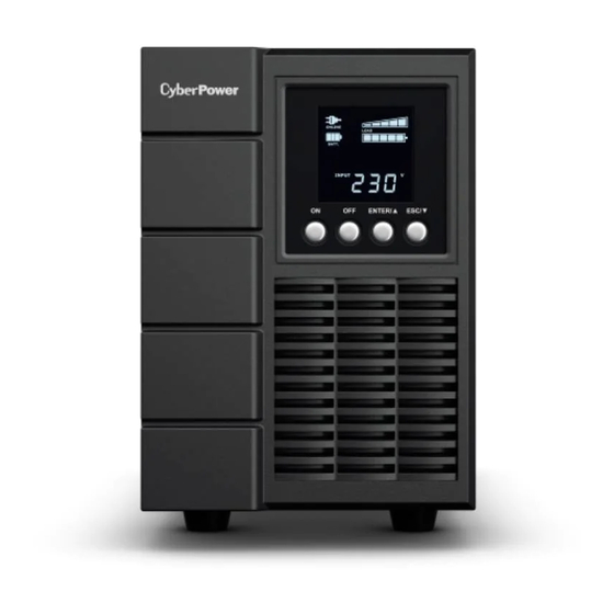 CyberPower OLS1000E/EXL Manuales