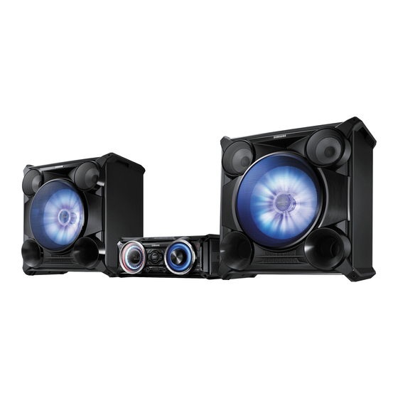 Samsung MX-FS8000 Manual Del Usuario
