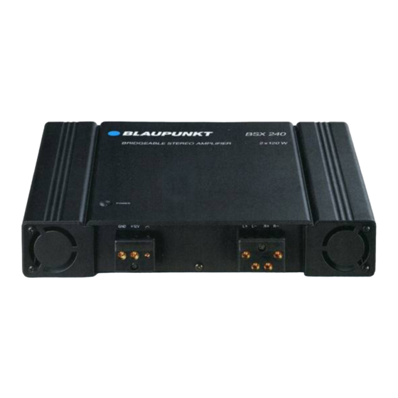 Blaupunkt BSX 240 Manuales