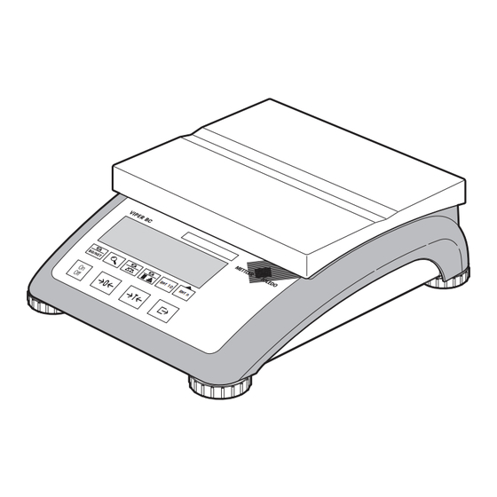 Mettler Toledo Viper BC Instrucciones De Manejo