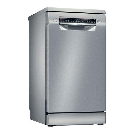 Bosch SRS4HMI61E Manual Del Usuario