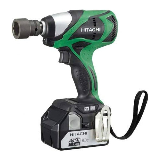 Hitachi WH 18DBDL Manual De Instrucciones