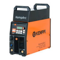 Kemppi KempArc DT 400 Manual De Instrucciones