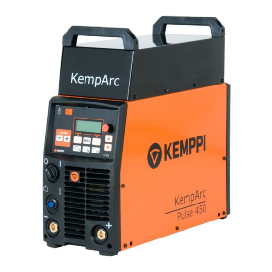 Kemppi KempArc Pulse 350 Manual De Instrucciones