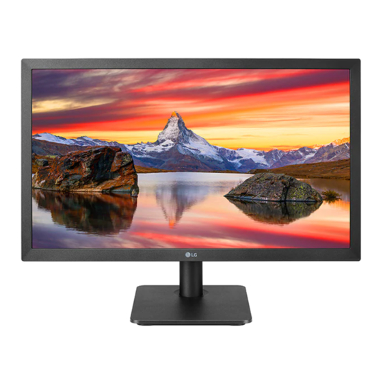 LG 22MP400 Guia De Inicio Rapido