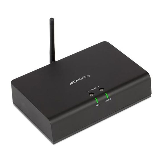 Arcam rPlay Guia De Inicio Rapido