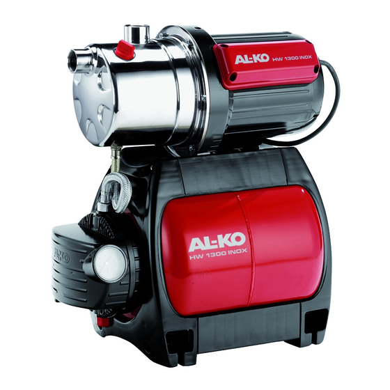 AL-KO HW 1300 INOX Manual De Instrucciones