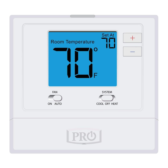 Pro1 IAQ T701 Manual De Funcionamiento