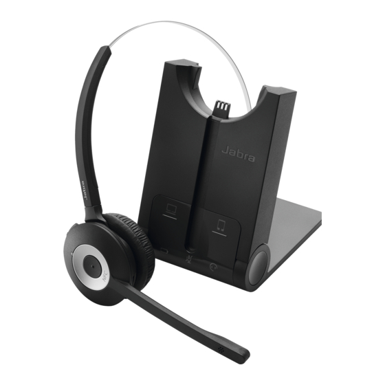 Jabra PRO 935 Manual De Usuario