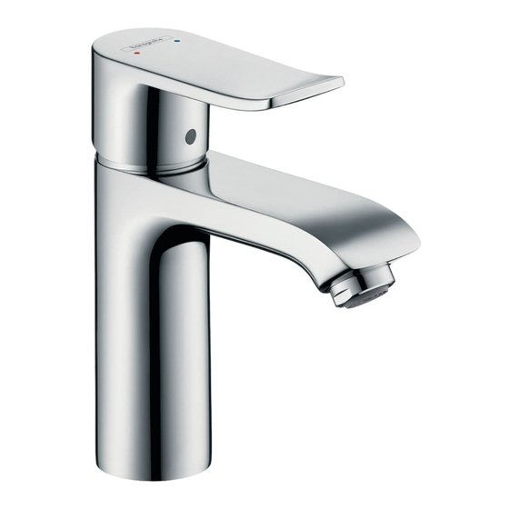 Hansgrohe Metris 110 31074000 Instrucciones De Montaje