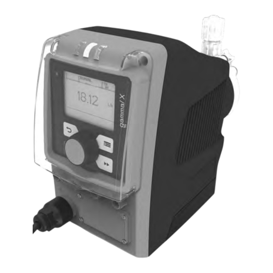 ProMinent gamma/ X Serie Instrucciones De Servicio
