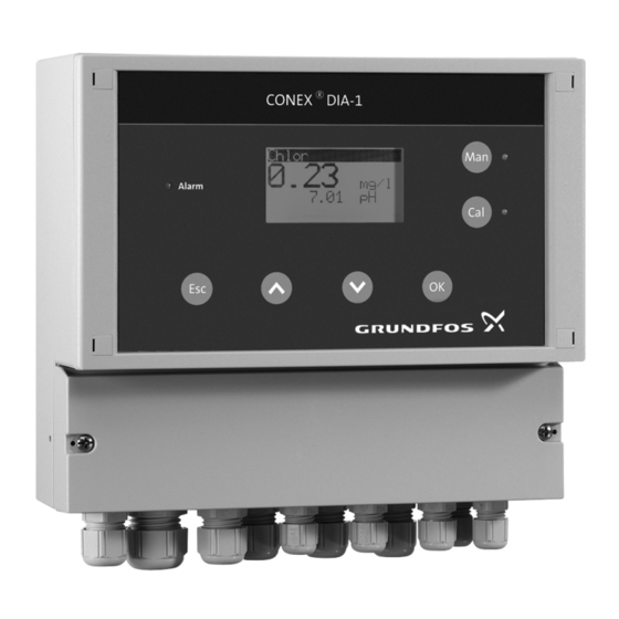 Grundfos Conex DIA-1 Instrucciones De Instalación Y Funcionamiento