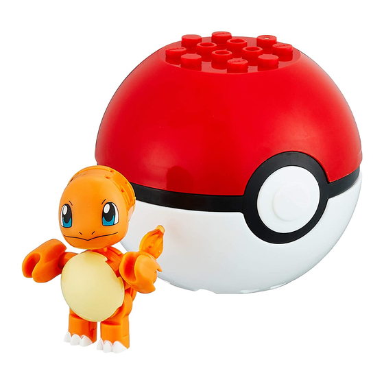 Mega Construx POKEMON CHARMANDER SALAMECHE GLUMANDA Manual De Instrucciones