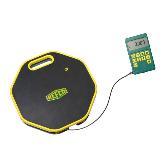 Refco REFSCALE-CB Manual De Instrucciones