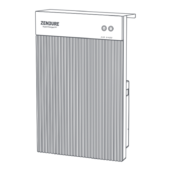 Zendure AIO 2400 Manual Del Usuario