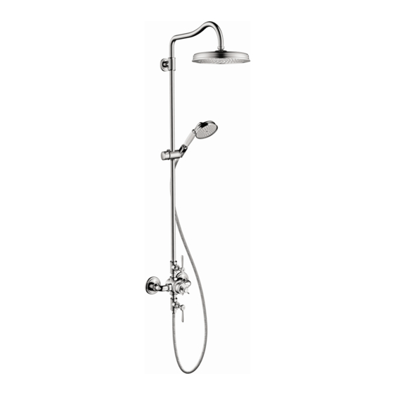 Axor Montreux Showerpipe 16572 1 Serie Manuales