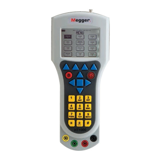 Megger HT1000/2 Guia Del Usuario