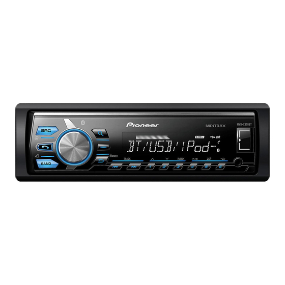 Pioneer MVH-X370BT Manual De Instrucciones