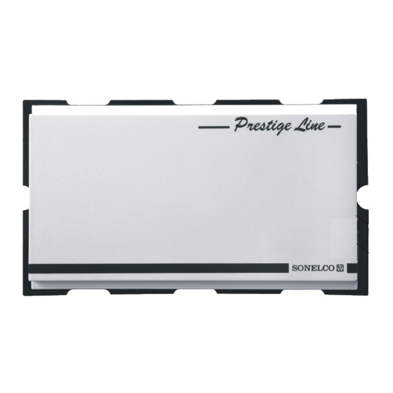 Sonelco Prestige Line P6134 Guia De Inicio Rapido