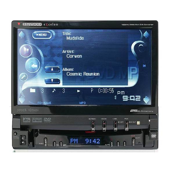 Kenwood XXV-05V Manual De Instrucciones