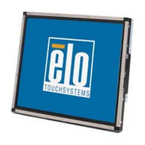 Elo TouchSystems 1937L Manual Del Usuario