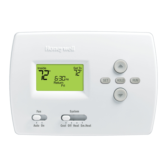 Honeywell PRO TH4110D Guia De Instalacion