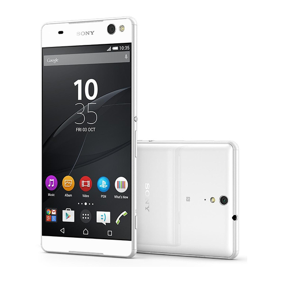 Sony Xperia C5 Ultra E5506 Guia Del Usuario