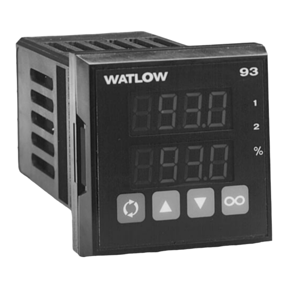 Watlow 93 Serie Manuales