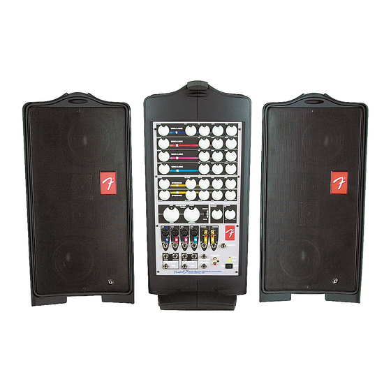 Fender Passport PD-250 Instrucciones De Funcionamiento