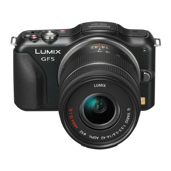 Panasonic DMC-GF5 Instrucciones De Funcionamiento