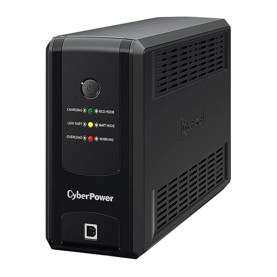CyberPower UT400EG Guia De Instalacion
