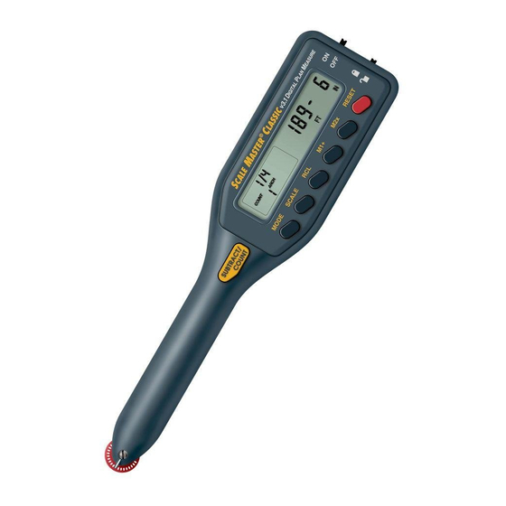 Calculated Industries SCALE MASTER CLASSIC Guia Del Usuario