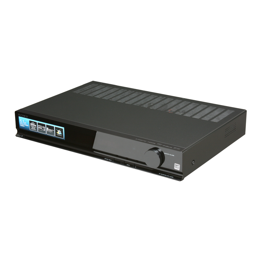 Sony HT-SS380 Manual De Instrucciones