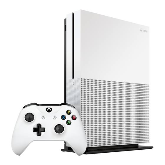 Microsoft XBOX one S Manuales