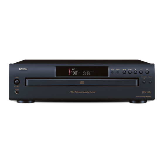 Denon DCM-500AE Instrucciones De Funcionamiento