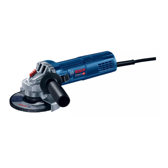 Bosch Professional GWS 9-115 S Manual Original