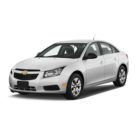 Chevrolet cruze 2013 Manual De Usuario