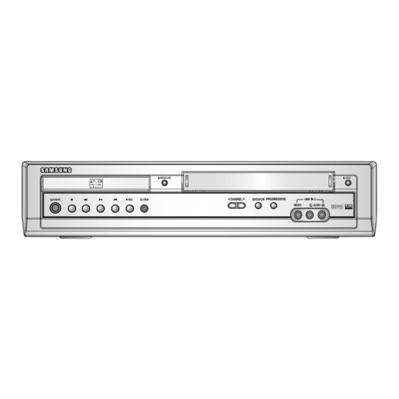 Samsung DVD-V3600 Manuales