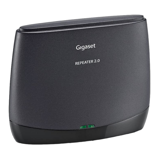 Gigaset Repeater 2.0 Manuales