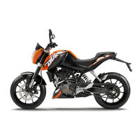 Ktm DUKE 125 Manual De Instrucciones