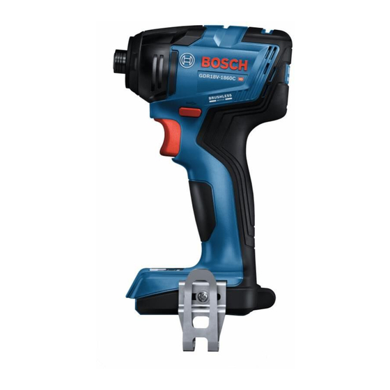 Bosch GDR18V-1860C Manuales