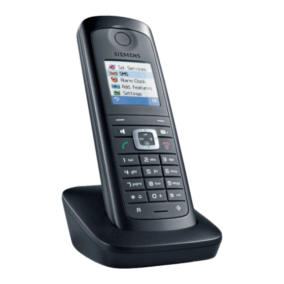Siemens Gigaset E49H Manual De Instrucciones