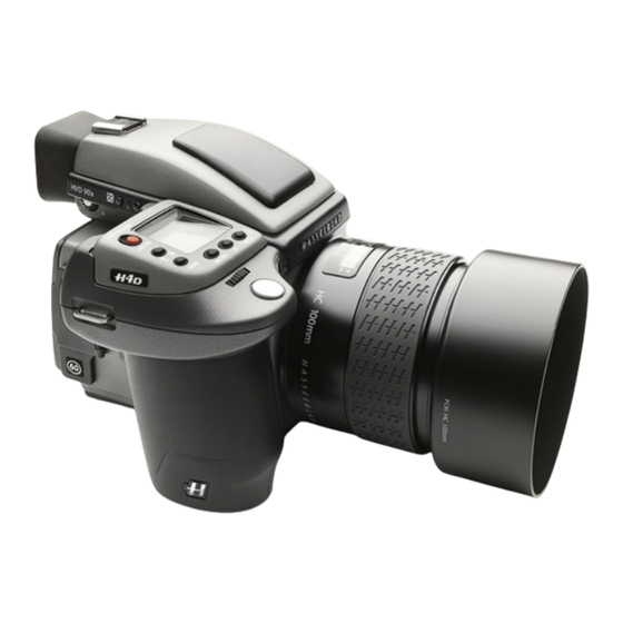 Hasselblad H4D-200MS Manual De Instrucciones